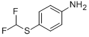 structure of CAS# 24933-60-6, 4-[(Difluoromethyl)Thio]-Benzenamine;4-(Difluoromethylthio)Aniline;[4-(Difluoromethylthio)Phenyl]Amine;Zinc02572376