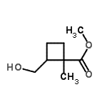 CAS#: 249930-45-8， Methyl 2-(Hydroxymethyl)-1-Methylcyclobutanecarboxylate