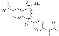 CAS#: 25006-65-9， N-{4-[(4-Nitro-2-Sulfamoylphenyl)Sulfonyl]Phenyl}Acetamide