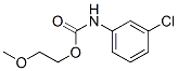 结构式 CAS# 25058-37-1, 间氯-苯胺基甲酸 2-甲氧基乙基酯