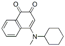 CAS 登录号：25107-73-7， 4-(环己基甲基氨基)-1,2-萘醌