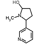 CAS#: 25110-79-6， 1-Methyl-5-(3-Pyridinyl)-2-Pyrrolidinol