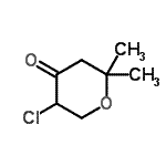 CAS#: 2512-95-0， 5-Chloro-2,2-Dimethyltetrahydro-4H-Pyran-4-One