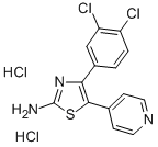 CAS#: 252198-68-8， 4-(3,4-Dichlorophenyl)-5-(4-Pyridinyl)-2-Thiazolamine