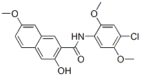CAS 登录号：25252-92-0， N-(4-氯-2,5-二甲氧基苯基)-3-羟基-7-甲氧基萘-2-甲酰胺
