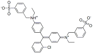 CAS#: 25305-97-9， [4-[(2-Chlorophenyl)[4-[Ethyl[(3-Sulphonatophenyl)Methyl]Ammonio]Phenyl]Methylene]Cyclohexa-2,5-Dien-1-Ylidene](Ethyl)(3-Sulphonatobenzyl)Ammonium
