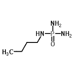 structure of CAS# 25316-39-6, N-Butylphosphoric Triamide;N-(N-Butyl)phosphoric acidtriamide;N-(n-Butyl)phosphoric Triamide;N-Butylphosphorictriamide