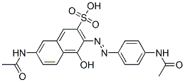CAS#: 25317-48-0， 7-(Acetylamino)-3-[[4-(Acetylamino)Phenyl]Azo]-4-Hydroxynaphthalene-2-Sulphonic Acid