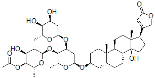 CAS#: 25395-32-8， Acetyldigitoxin