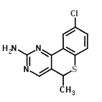 CAS#: 254429-65-7， 9-Chloro-5-Methyl-5H-Thiochromeno[4,3-d]Pyrimidin-2-Amine