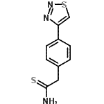 CAS#: 254429-83-9， 2-[4-(1,2,3-Thiadiazol-4-Yl)Phenyl]Ethanethioamide
