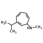 CAS#: 25469-37-8， 3-Isopropyl-N-Methyl-2,4,6-Cycloheptatrien-1-Amine