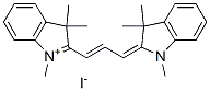 CAS#: 25470-94-4， 2-[3-(1,3-Dihydro-1,3,3-Trimethyl-2H-Indol-2-Ylidene)Prop-1-Enyl]-1,3,3-Trimethyl-3H-Indolium Iodide