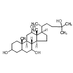 CAS#: 2548-05-2， (8R,9S,10S,13R,14S,17R)-17-[(2R)-5-Hydroxy-5-Methyl-2-Hexanyl]-10,13-Dimethylhexadecahydro-1H-Cyclopenta[a]Phenanthrene-3,7,12-Triol