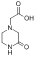 structure of CAS# 25629-32-7, 3-Oxo-1-Piperazineaceticacid;2-(3-Oxo-1-Piperazinyl)Acetic Acid;2-(3-Ketopiperazin-1-Yl)Acetic Acid;2-(3-Oxopiperazin-1-Yl)Ethanoic Acid