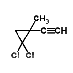 CAS#: 2566-03-2， 1,1-Dichloro-2-Ethynyl-2-Methylcyclopropane