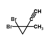 CAS#: 2566-04-3， 1,1-Dibromo-2-Ethynyl-2-Methylcyclopropane