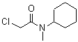 结构式 CAS# 2567-56-8, 2-氯-N-环己基-N-甲基乙酰胺