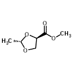 CAS#: 25687-55-2， Methyl (2S,4R)-2-Methyl-1,3-Dioxolane-4-Carboxylate