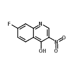 CAS#: 256923-33-8， 7-Fluoro-3-Nitro-4-Quinolinol