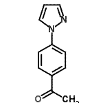 CAS#: 25699-98-3， 1-[4-(1H-Pyrazol-1-Yl)Phenyl]Ethanone