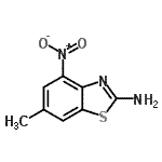 CAS#: 257282-90-9， 6-Methyl-4-Nitro-1,3-Benzothiazol-2-Amine