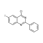 CAS#: 257624-25-2， 4-Chloro-6-Iodo-2-Phenylquinazoline