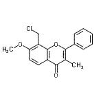 CAS#: 25782-05-2， 8-(Chloromethyl)-7-Methoxy-3-Methyl-2-Phenyl-4H-Chromen-4-One