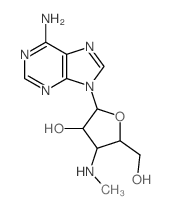 CAS#: 25787-43-3， 3'-Deoxy-3'-(Methylamino)Adenosine