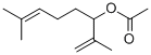 structure of CAS# 25905-14-0, 5-Methyl-2-(1-Methylethenyl)-4-Hexen-1-Ol 1-Acetate;(2-Isopropenyl-5-Methyl-Hex-4-Enyl) Acetate;Acetic Acid (2-Isopropenyl-5-Methylhex-4-Enyl) Ester;Acetic Acid (2-Isopropenyl-5-Methyl-Hex-4-Enyl) Ester