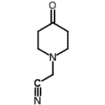 structure of CAS# 259180-65-9, (4-Oxo-1-Piperidinyl)Acetonitrile;(4-oxo-1-piperidinyl)acetonitrile;1-Cyanomethyl-4-piperidone;1-Piperidineacetonitrile,4-oxo-