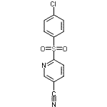CAS#: 259683-30-2， 6-[(4-Chlorophenyl)Sulfonyl]Nicotinonitrile