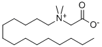 结构式 CAS# 2601-33-4, N-(羧甲基)-N,N-二甲基-1-十四烷基铵内盐
