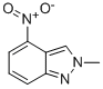structure of CAS# 26120-44-5, 2-Methyl-4-Nitro-2H-Indazole;2-Methyl-4-Nitro-Indazole;2H-Indazole, 2-Methyl-4-Nitro-;Nsc131657