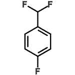 结构式 CAS# 26132-51-4, 1-(二氟甲基)-4-氟苯