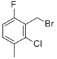 结构式 CAS# 261762-87-2, 2-氯-6-氟-3-甲基苄基溴化物