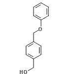 structure of CAS# 262862-97-5, [4-(Phenoxymethyl)Phenyl]Methanol;[4-(phenoxymethyl)phenyl]methan-1-ol