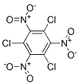 结构式 CAS# 2631-68-7, 1,3,5-三氯-2,4,6-三硝基-苯