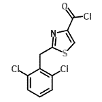 CAS#: 263157-86-4， 2-(2,6-Dichlorobenzyl)-1,3-Thiazole-4-Carbonyl Chloride