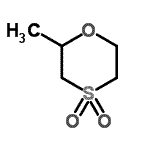 CAS 登录号：26475-39-8， 2-甲基-1,4-氧硫杂环已烷4,4-二氧化物