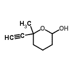 CAS#: 26533-20-0， 6-Ethynyl-6-Methyltetrahydro-2H-Pyran-2-Ol
