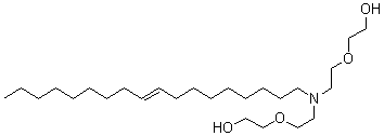 CAS 登录号：26635-93-8， 2-[2-[2-(2-羟基乙氧基)乙基-[(E)-十八碳-9-烯基]氨基]乙氧基]乙醇