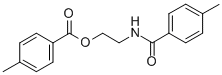结构式 CAS# 266354-62-5, 4-甲基-苯甲酸 2-[(4-甲基苯甲酰)氨基]乙基酯