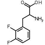 结构式 CAS# 266360-42-3, 2,3-二氟苯基丙氨酸