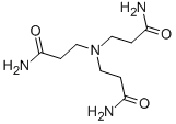 structure of CAS# 2664-61-1, 3-[Bis(3-Amino-3-Oxopropyl)Amino]Propanamide;3-[Bis(3-Amino-3-Oxo-Propyl)Amino]Propanamide;3-[Bis(3-Amino-3-Keto-Propyl)Amino]Propionamide;3,3',3''-Nitrilotris(Propionamide)
