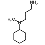 structure of CAS# 26735-20-6, N-Cyclohexyl-N-Methyl-1,3-Propanediamine;(3-aminopropyl)cyclohexylmethylamine;N-(3 - aminopropyl)-N-methyl-cyclohexylamine;N1-Cyclohexyl-N1-methyl-1,3-propanediamine