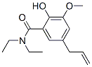 CAS#: 26750-96-9， 5-Allyl-N,N-Diethyl-2-Hydroxy-m-Anisamide