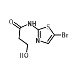 CAS#: 267653-87-2， N-(5-Bromo-1,3-Thiazol-2-Yl)-3-Hydroxypropanamide