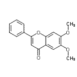 CAS#: 26964-27-2， 6,7-Dimethoxy-2-Phenyl-4H-Chromen-4-One