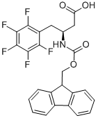 结构式 CAS# 270063-43-9, 芴甲氧羰基-(S)-3-氨基-4-(五氟-苯基)-丁酸